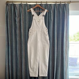 Overall denim white